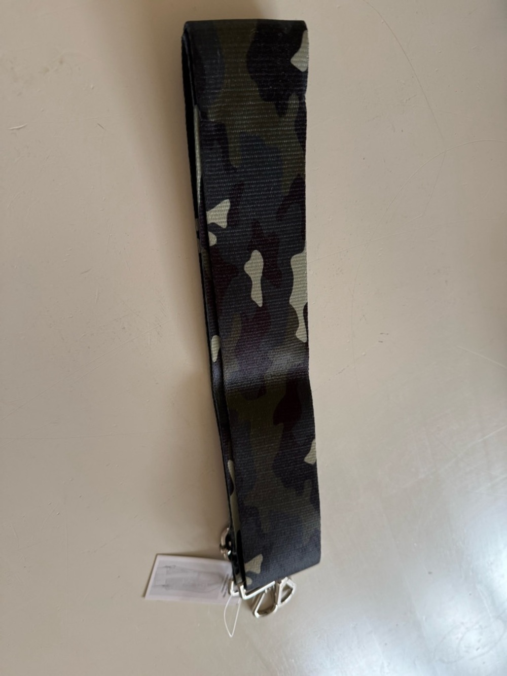 NWT Camouflage Wide Adjustable Strap Bag Strap - Green Camo